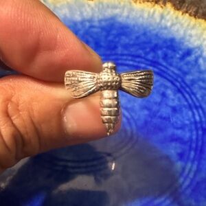 Vintage Silver Insect Cicada Ring
